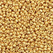 Miyuki rocailles kralen 11/0 - Duracoat galvanized gold 11-4202 
